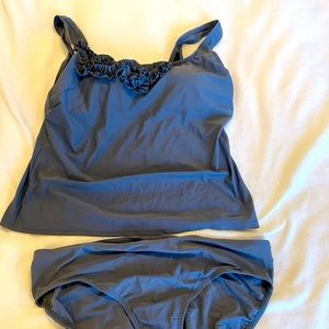 🎯Merona gray tankini